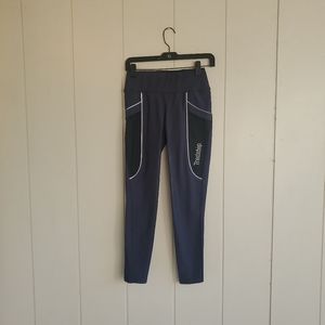 Tredstep Ireland Blue Stretch Riding Breeches Leggings Pants Size 28R Eq…